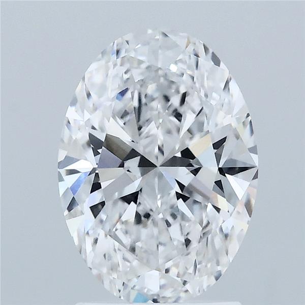 2.01 Carat Oval Shaped, Ideal Cut, D Color, VVS2 Clarity, IGI Certified Lab Grown Diamond
