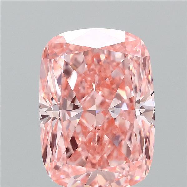 2.07 Carat Cushion Shaped, Ideal Cut, FANCY VIVID PINK Color, VVS2 Clarity, IGI Certified Lab Grown Diamond