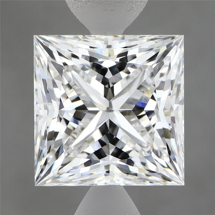4.01 Carat Princess Shaped, Ideal Cut, E Color, VVS2 Clarity, IGI Certified Lab Grown Diamond
