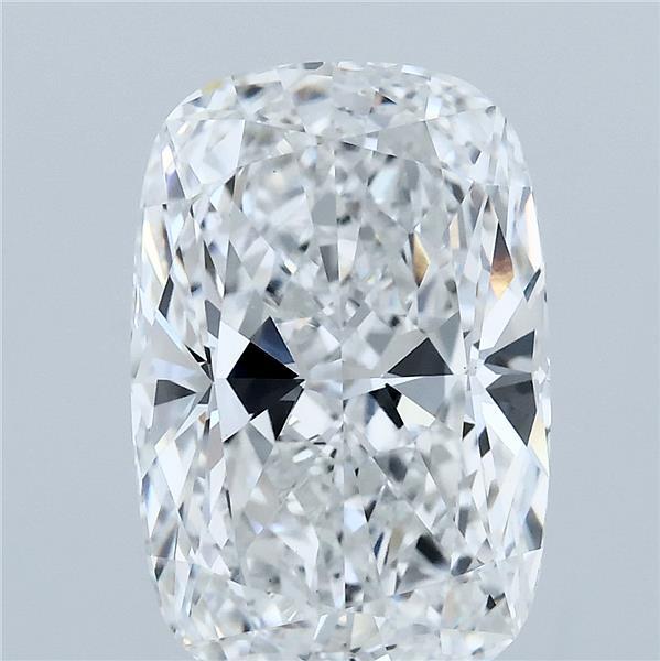 5.09 Carat Cushion Shaped, Ideal Cut, E Color, VVS2 Clarity, IGI Certified Lab Grown Diamond