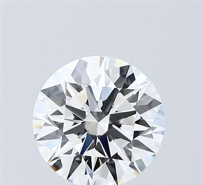 2.05 Carat Round Shaped, Ideal Cut, D Color, VVS2 Clarity, IGI Certified Lab Grown Diamond