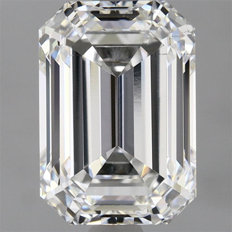 2.90 Carat Emerald Shaped, Ideal Cut, E Color, VS1 Clarity, IGI Certified Lab Grown Diamond