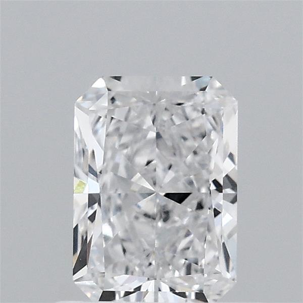 0.83 Carat Radiant Shaped, Excellent Cut, D Color, VVS2 Clarity, IGI Certified Lab Grown Diamond