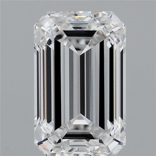 4.00 Carat Emerald Shaped, Ideal Cut, D Color, VS1 Clarity, IGI Certified Lab Grown Diamond