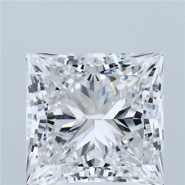 6.01 Carat Princess Shaped, Ideal Cut, E Color, VVS1 Clarity, IGI Certified Lab Grown Diamond