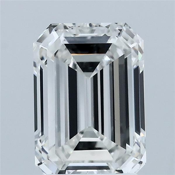 2.02 Carat Emerald Shaped, Excellent Cut, F Color, VVS2 Clarity, IGI Certified Lab Grown Diamond