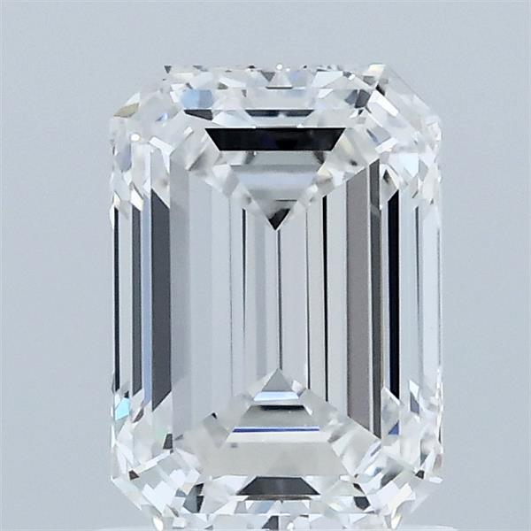 1.39 Carat Emerald Shaped, Ideal Cut, E Color, VVS2 Clarity, IGI Certified Lab Grown Diamond