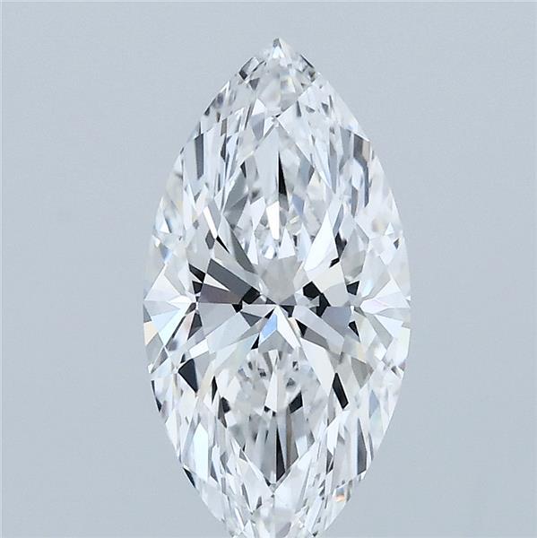 1.54 Carat Marquise Shaped, Ideal Cut, D Color, VVS2 Clarity, IGI Certified Lab Grown Diamond