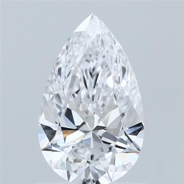 1.02 Carat Pear Shaped, Ideal Cut, D Color, VVS2 Clarity, IGI Certified Lab Grown Diamond