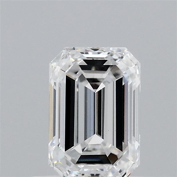 0.86 Carat Emerald Shaped, Ideal Cut, E Color, VS1 Clarity, IGI Certified Lab Grown Diamond