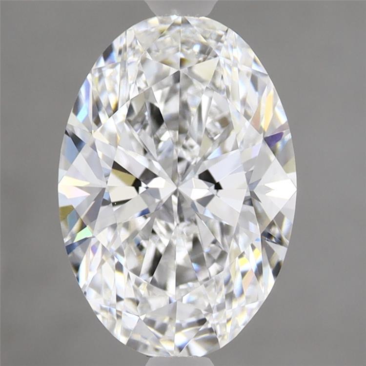 2.08 Carat Oval Shaped, Ideal Cut, D Color, VVS2 Clarity, IGI Certified Lab Grown Diamond