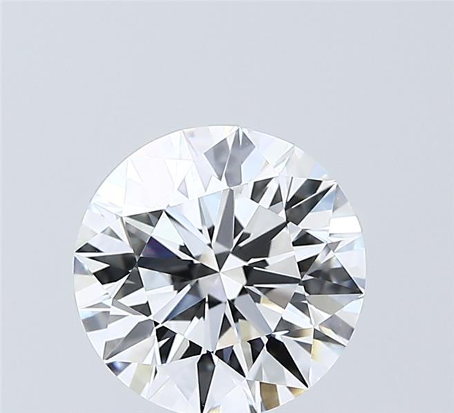 2.03 Carat Round Shaped, Ideal Cut, D Color, VVS2 Clarity, IGI Certified Lab Grown Diamond