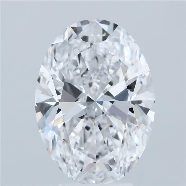 5.01 Carat Oval Shaped, Ideal Cut, D Color, VS2 Clarity, IGI Certified Lab Grown Diamond