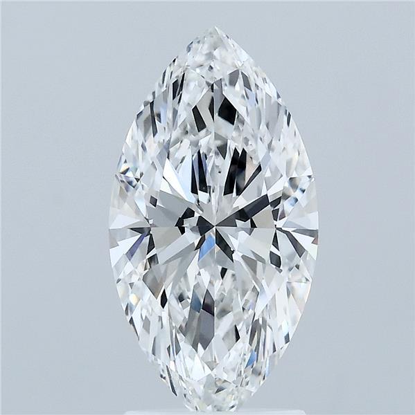 2.23 Carat Marquise Shaped, Ideal Cut, E Color, VVS2 Clarity, IGI Certified Lab Grown Diamond