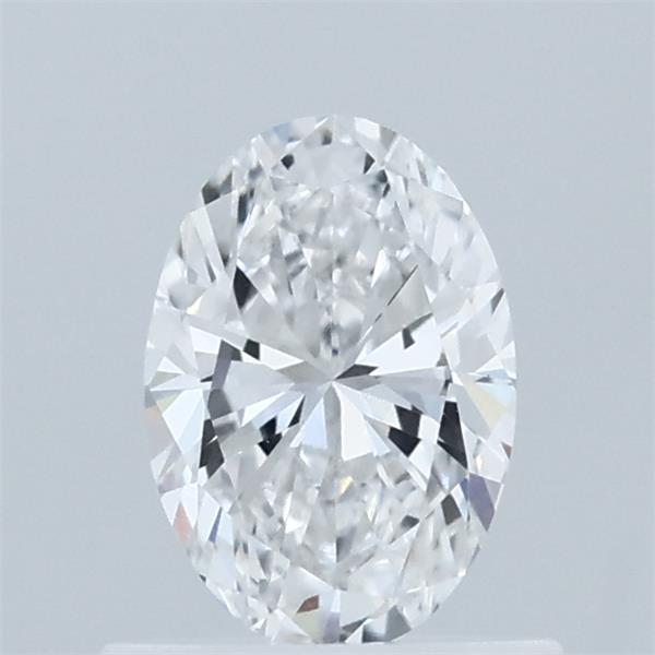 0.68 Carat Oval Shaped, Excellent Cut, D Color, VVS2 Clarity, IGI Certified Lab Grown Diamond