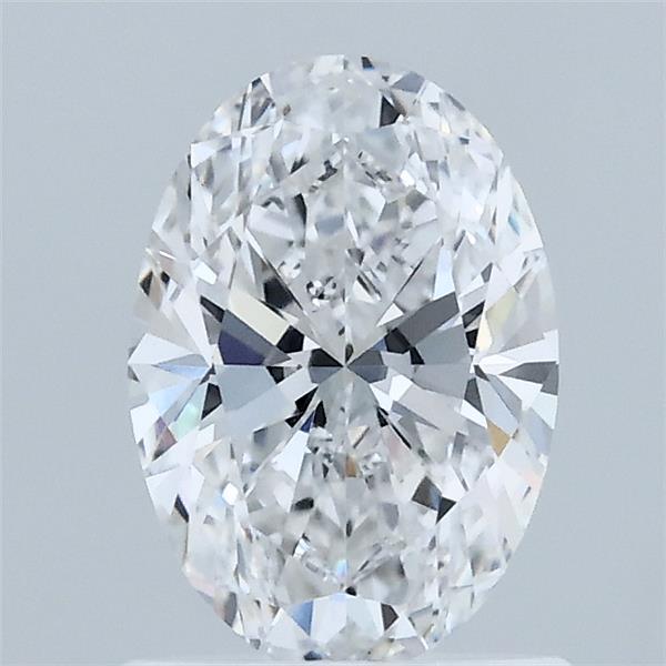1.05 Carat Oval Shaped, Ideal Cut, D Color, VVS2 Clarity, IGI Certified Lab Grown Diamond