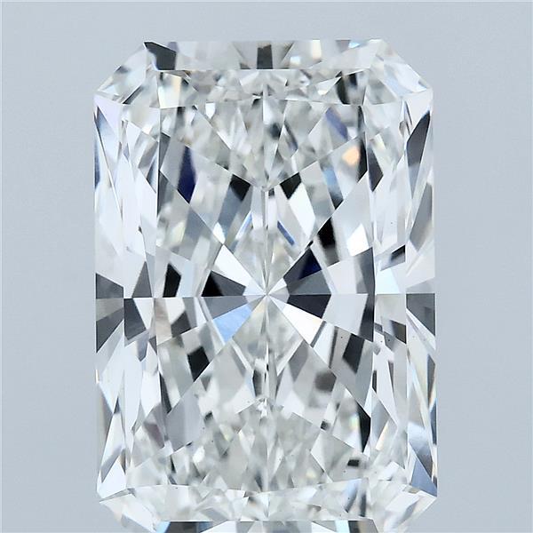 6.80 Carat Radiant Shaped, Ideal Cut, F Color, VS1 Clarity, IGI Certified Lab Grown Diamond