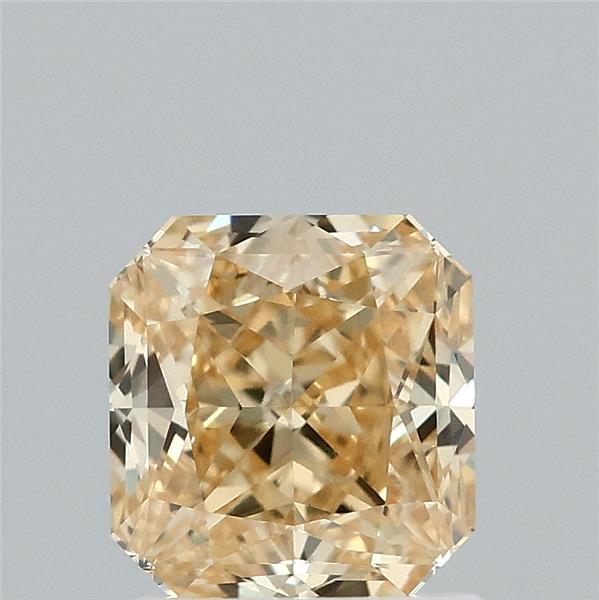 1.61 Carat Radiant Shaped, Excellent Cut, FANCY VIVID YELLOW Color, VS1 Clarity, IGI Certified Lab Grown Diamond