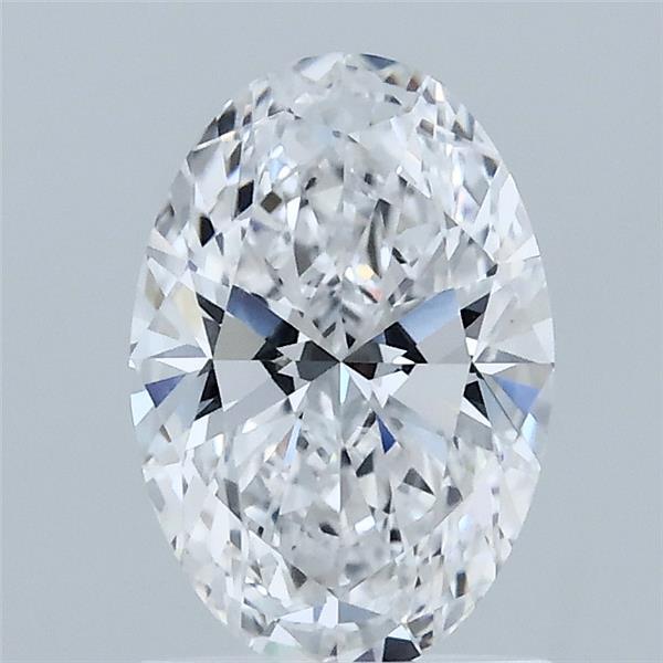 1.22 Carat Oval Shaped, Ideal Cut, D Color, VVS2 Clarity, IGI Certified Lab Grown Diamond