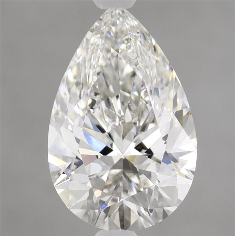 2.03 Carat Pear Shaped, Ideal Cut, F Color, VVS2 Clarity, IGI Certified Lab Grown Diamond