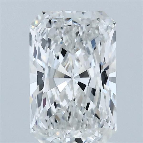 1.53 Carat Radiant Shaped, Ideal Cut, F Color, VVS2 Clarity, IGI Certified Lab Grown Diamond
