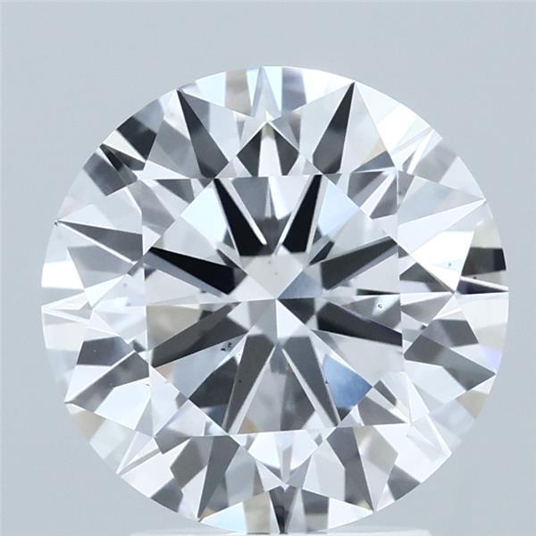 2.80 Carat Round Shaped, Ideal Cut, D Color, VS1 Clarity, IGI Certified Lab Grown Diamond