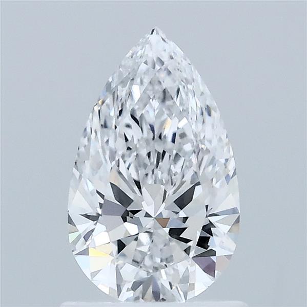 1.00 Carat Pear Shaped, Ideal Cut, D Color, VS1 Clarity, IGI Certified Lab Grown Diamond