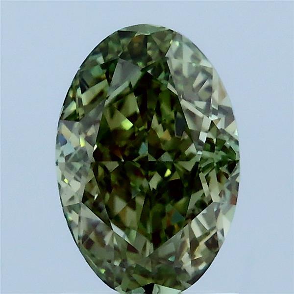 1.54 Carat Oval Shaped, Excellent Cut, FANCY INTENSE GREEN Color, VVS2 Clarity, IGI Certified Lab Grown Diamond