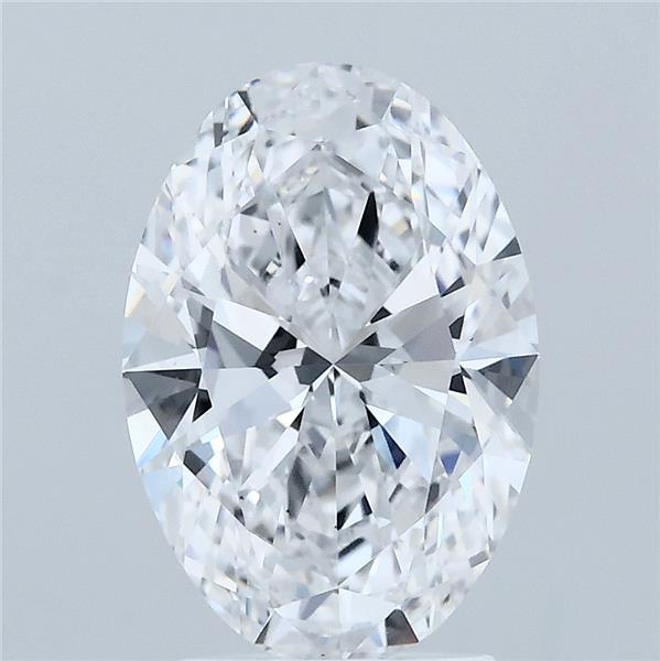 2.50 Carat Oval Shaped, Ideal Cut, D Color, VS1 Clarity, IGI Certified Lab Grown Diamond