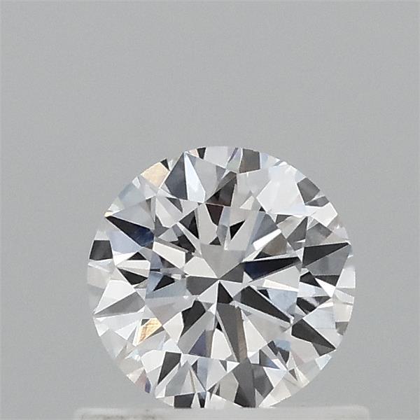 0.57 Carat Round Shaped, Excellent Cut, E Color, VVS2 Clarity, IGI Certified Lab Grown Diamond