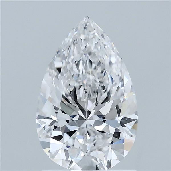1.42 Carat Pear Shaped, Ideal Cut, E Color, VVS2 Clarity, IGI Certified Lab Grown Diamond