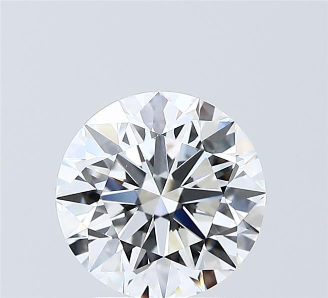 2.01 Carat Round Shaped, Excellent Cut, D Color, VVS2 Clarity, IGI Certified Lab Grown Diamond