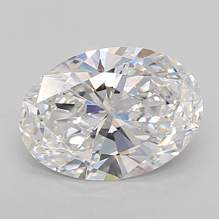 1.58 Carat Oval Shaped, Ideal Cut, E Color, VVS1 Clarity, IGI Certified Lab Grown Diamond