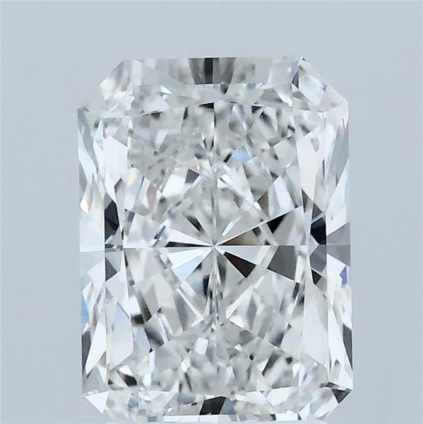 2.10 Carat Radiant Shaped, Ideal Cut, F Color, VVS2 Clarity, IGI Certified Lab Grown Diamond