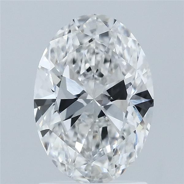1.50 Carat Oval Shaped, Ideal Cut, E Color, VVS2 Clarity, IGI Certified Lab Grown Diamond