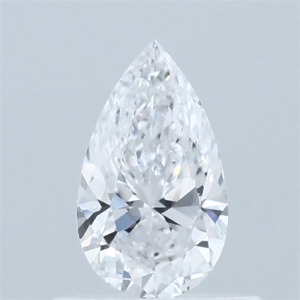 0.51 Carat Pear Shaped, Ideal Cut, D Color, VVS2 Clarity, IGI Certified Lab Grown Diamond