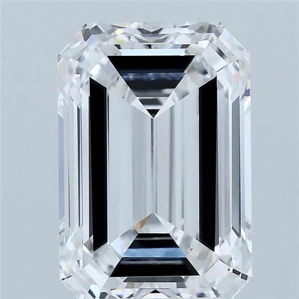3.22 Carat Emerald Shaped, Ideal Cut, E Color, VS1 Clarity, IGI Certified Lab Grown Diamond
