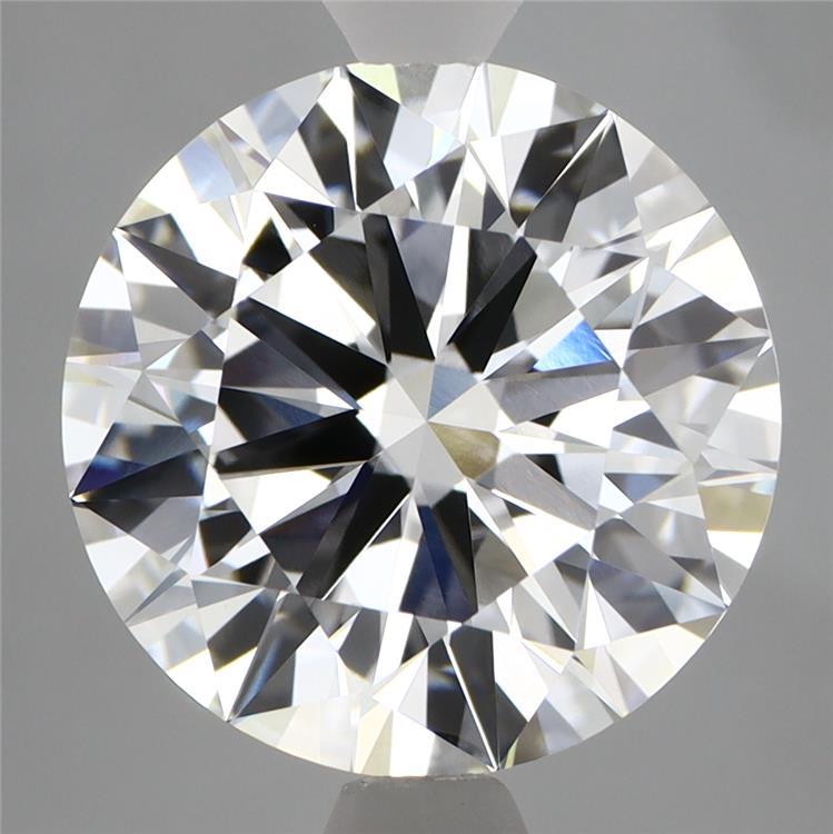 5.44 Carat Round Shaped, Ideal Cut, E Color, VVS2 Clarity, IGI Certified Lab Grown Diamond