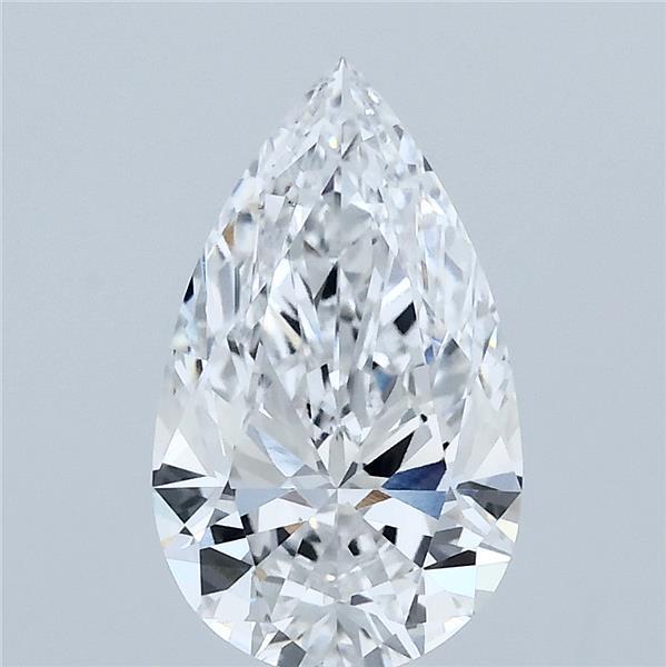 1.92 Carat Pear Shaped, Ideal Cut, D Color, VVS2 Clarity, IGI Certified Lab Grown Diamond