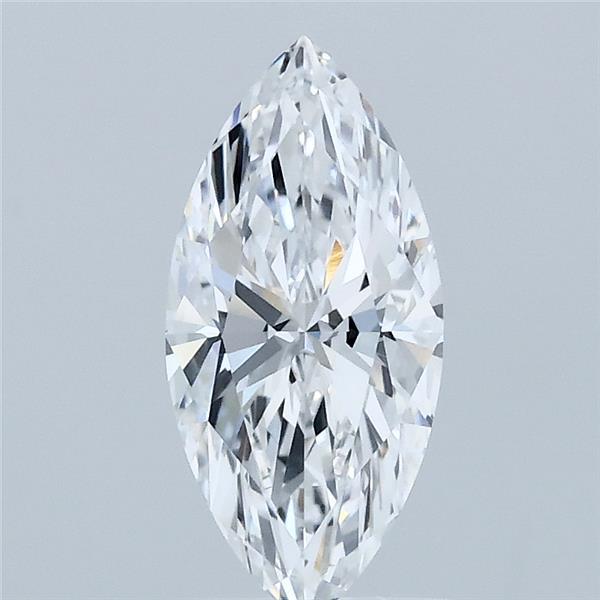 1.01 Carat Marquise Shaped, Ideal Cut, D Color, VVS2 Clarity, IGI Certified Lab Grown Diamond