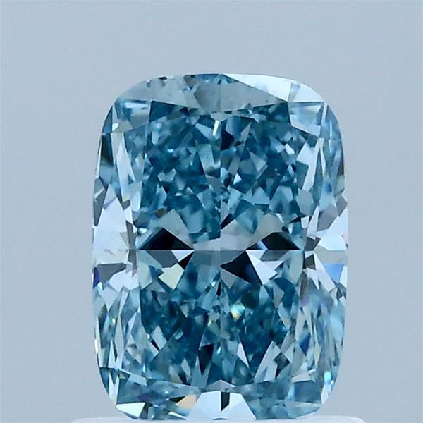 1.07 Carat Cushion Shaped, Excellent Cut, FANCY VIVID BLUE Color, VS1 Clarity, IGI Certified Lab Grown Diamond