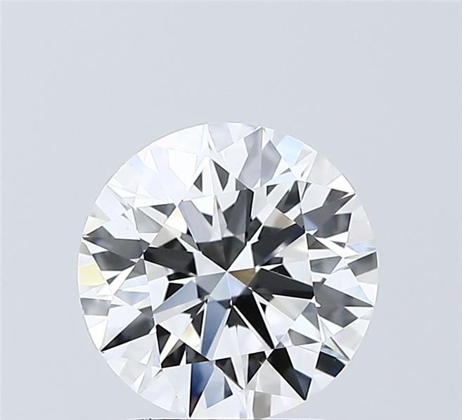 2.03 Carat Round Shaped, Ideal Cut, E Color, VVS2 Clarity, IGI Certified Lab Grown Diamond