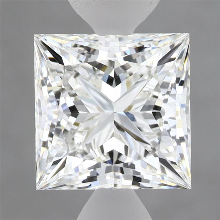 2.59 Carat Princess Shaped, Ideal Cut, E Color, VS1 Clarity, IGI Certified Lab Grown Diamond