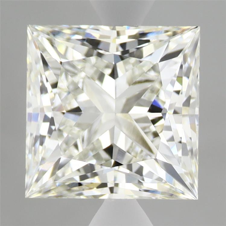 3.42 Carat Princess Shaped, Ideal Cut, G Color, VVS2 Clarity, IGI Certified Lab Grown Diamond