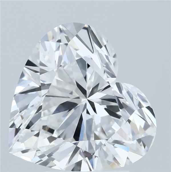 4.01 Carat Heart Shaped, Ideal Cut, E Color, VVS2 Clarity, IGI Certified Lab Grown Diamond