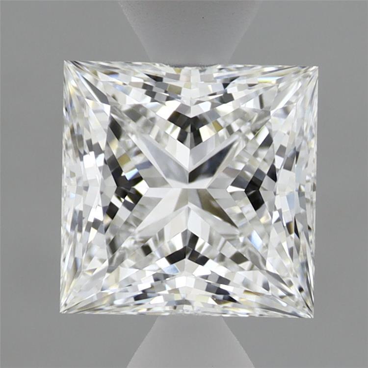 1.59 Carat Princess Shaped, Ideal Cut, E Color, VVS2 Clarity, IGI Certified Lab Grown Diamond