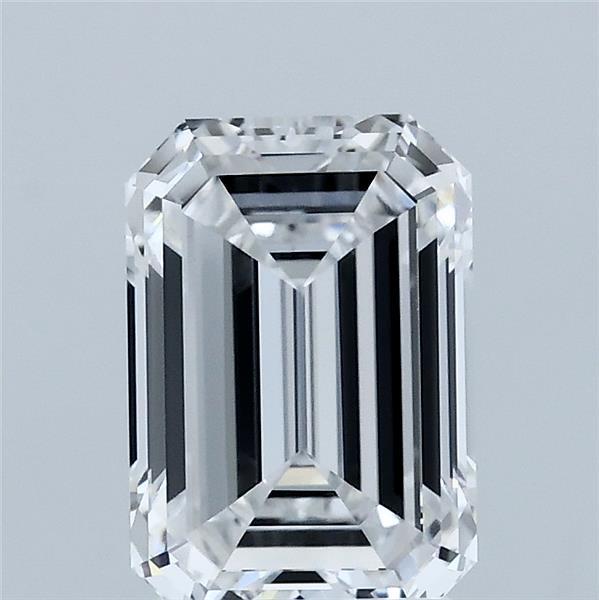 2.01 Carat Emerald Shaped, Ideal Cut, D Color, VVS2 Clarity, IGI Certified Lab Grown Diamond