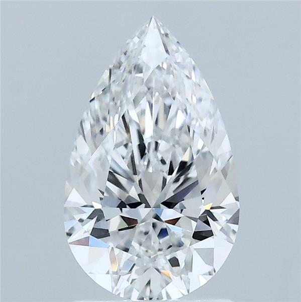 1.26 Carat Pear Shaped, Ideal Cut, E Color, VVS2 Clarity, IGI Certified Lab Grown Diamond