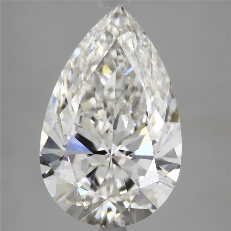 4.50 Carat Pear Shaped, Ideal Cut, F Color, VVS2 Clarity, IGI Certified Lab Grown Diamond