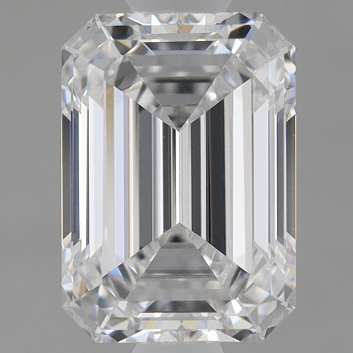 0.97 Carat Emerald Shaped, Ideal Cut, E Color, VVS2 Clarity, IGI Certified Lab Grown Diamond